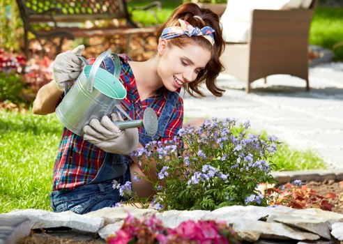 Local gardening work in Dagenham with lawns borders and shrubs